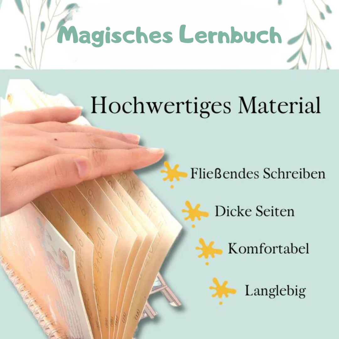 Magisches Lernbuch - 4 magische im Set