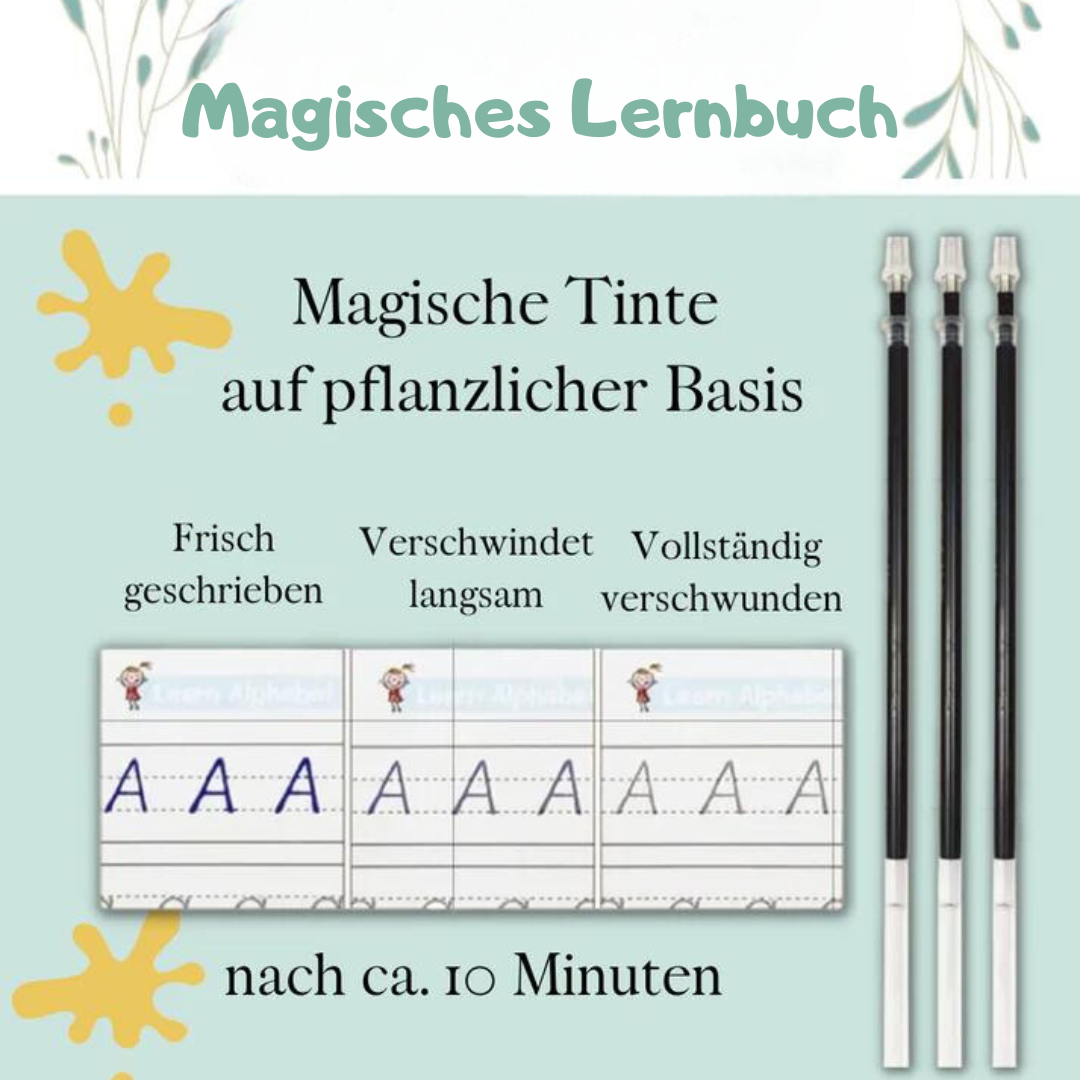 Magisches Lernbuch - 4 magische im Set